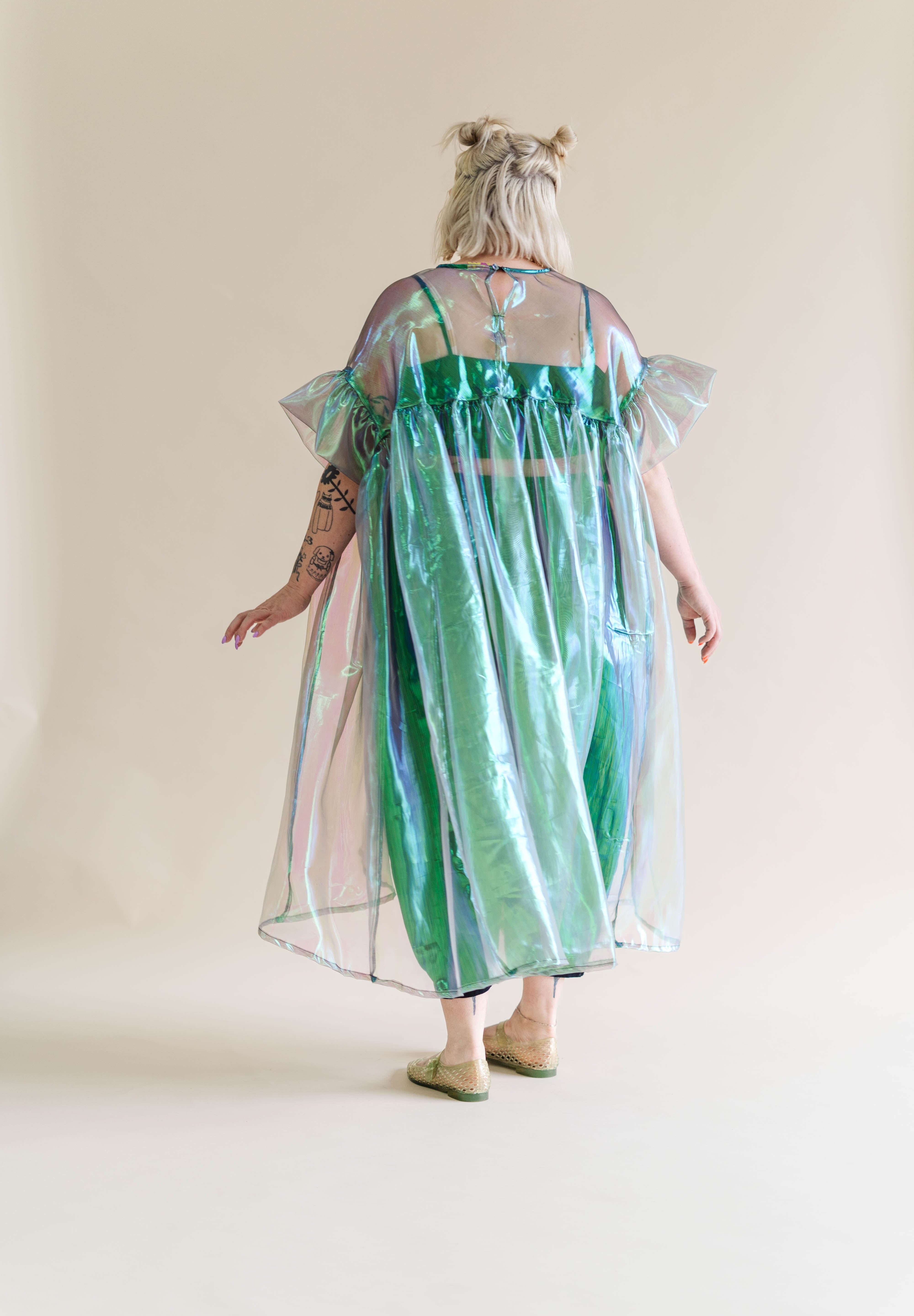 Electric Lettuce Mushroom Dress