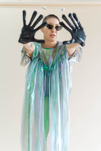 Electric Lettuce Mushroom Dress