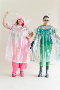 Electric Lettuce Mushroom Dress