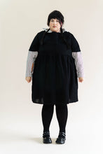 Black Linen Everyday Dress