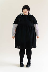 Black Linen Everyday Dress
