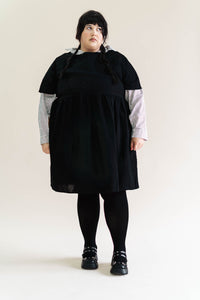 Black Linen Everyday Dress