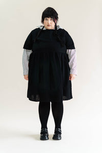 Black Linen Everyday Dress