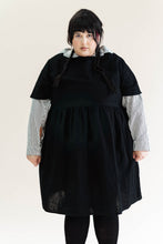 Black Linen Everyday Dress