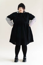 Black Linen Everyday Dress