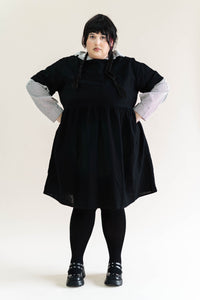 Black Linen Everyday Dress