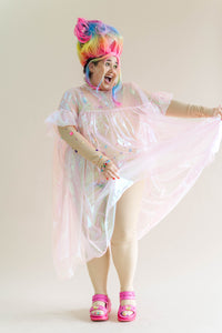 Pink Metallic Mushroom Dress