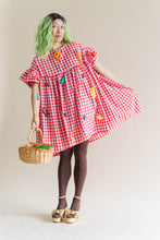 Red Gingham Mini Mushroom Dress