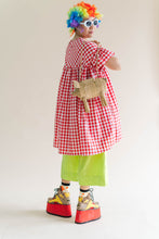 Red Gingham Mini Mushroom Dress