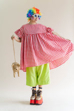 Red Gingham Mini Mushroom Dress