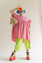 Red Gingham Mini Mushroom Dress