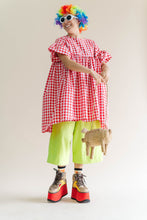 Red Gingham Mini Mushroom Dress