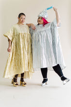 Silver Metallic Mushroom Dress