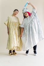 Silver Metallic Mushroom Dress