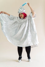 Silver Metallic Mushroom Dress