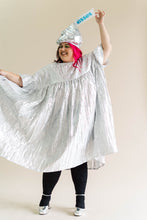 Silver Metallic Mushroom Dress