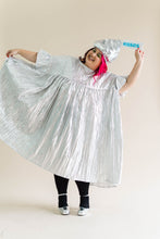 Silver Metallic Mushroom Dress