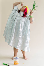 Silver Metallic Mushroom Dress