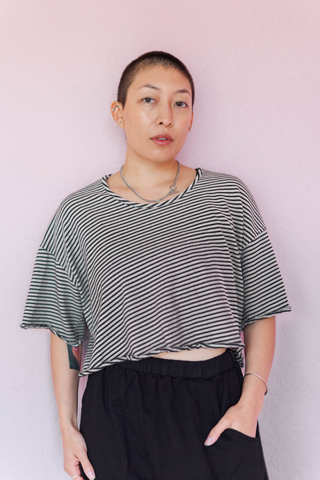 Tee in Stripe Jersey (RTS)