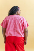 Tee in Bubblegum Linen (RTS)