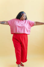 Tee in Bubblegum Linen (RTS)