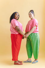 Tee in Bubblegum Linen (RTS)