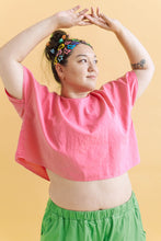 Tee in Bubblegum Linen (RTS)