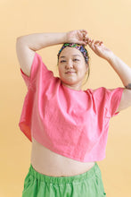 Tee in Bubblegum Linen (RTS)