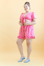 Tied Top in Bubblegum Linen (RTS)