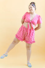 Tied Top in Bubblegum Linen (RTS)