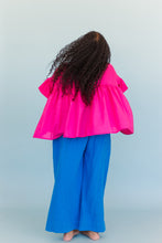 Mushroom Top in Hot Pink Cotton