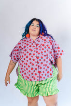 PURPLE STRAWBERRY TULIP TOP