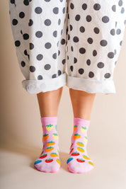 STRAWBERRY RAINBOW SOCKS