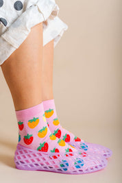 STRAWBERRY RAINBOW SOCKS