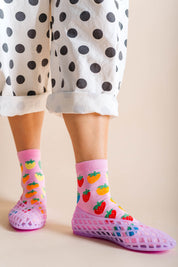 STRAWBERRY RAINBOW SOCKS
