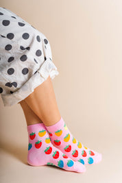 STRAWBERRY RAINBOW SOCKS