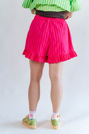 SOUR CHERRY STRIPED BLOOMERS