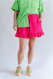 SOUR CHERRY STRIPED BLOOMERS