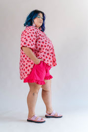 SOUR CHERRY STRIPED BLOOMERS