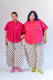 SOUR CHERRY DOT TULIP TOP