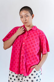 SOUR CHERRY DOT TULIP TOP