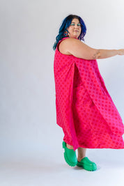 SOUR CHERRY DOT LAYER DRESS