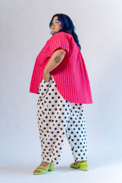 SOUR CHERRY STRIPED TULIP TOP