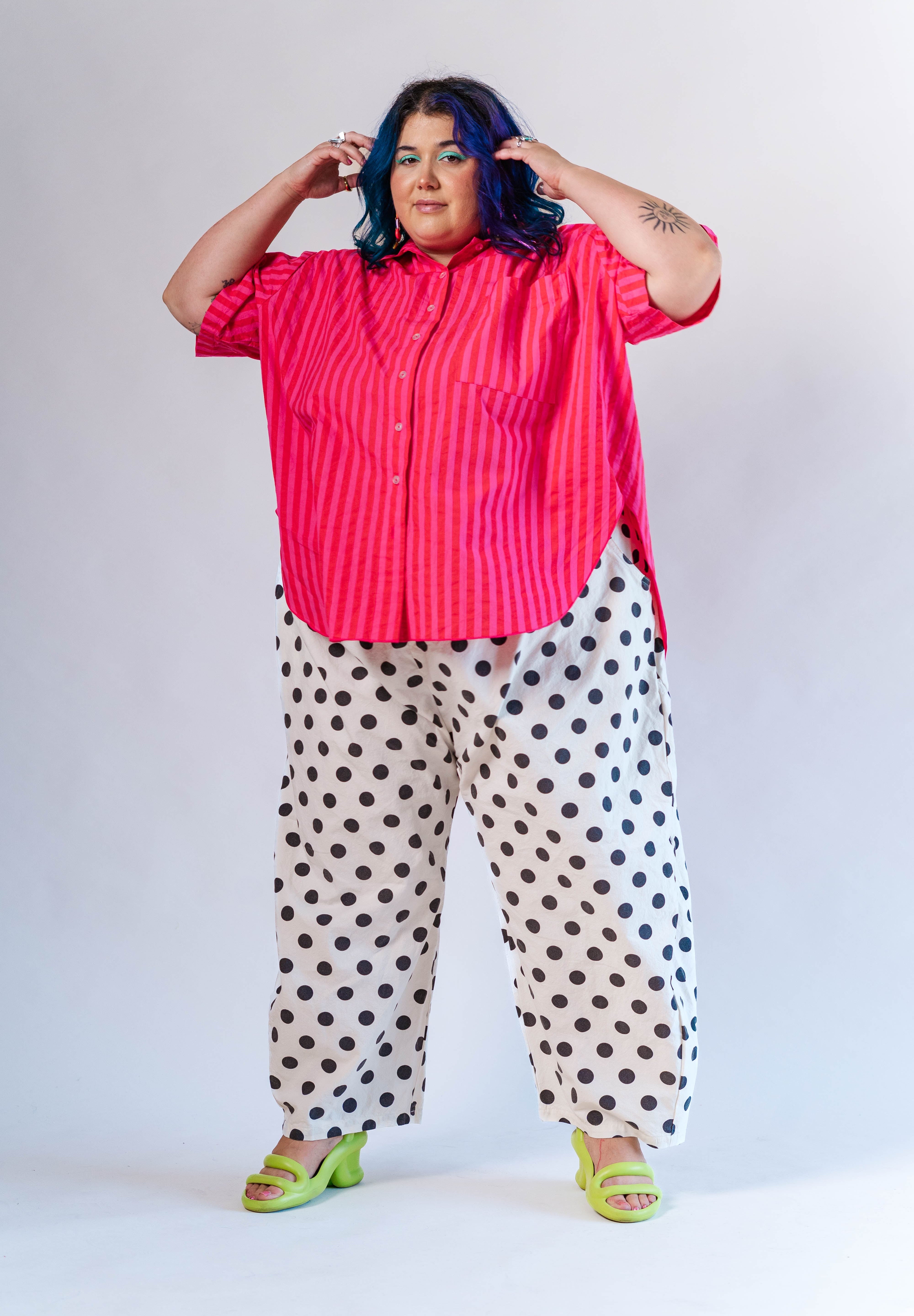 DALMATIAN DOT BALLOON PANTS