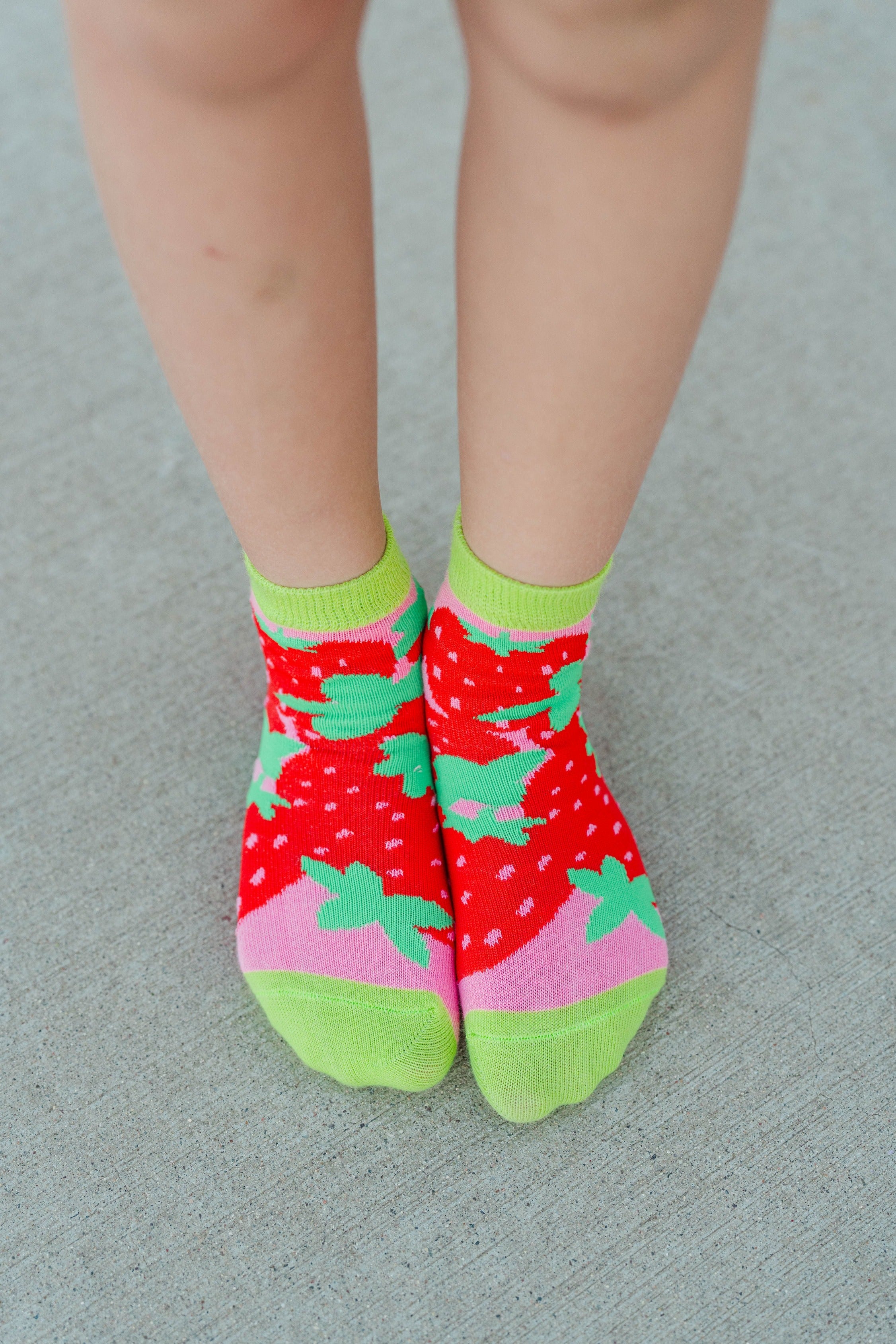 KIDS' CLASSIC STRAWBERRY JUMBLE SOCKS