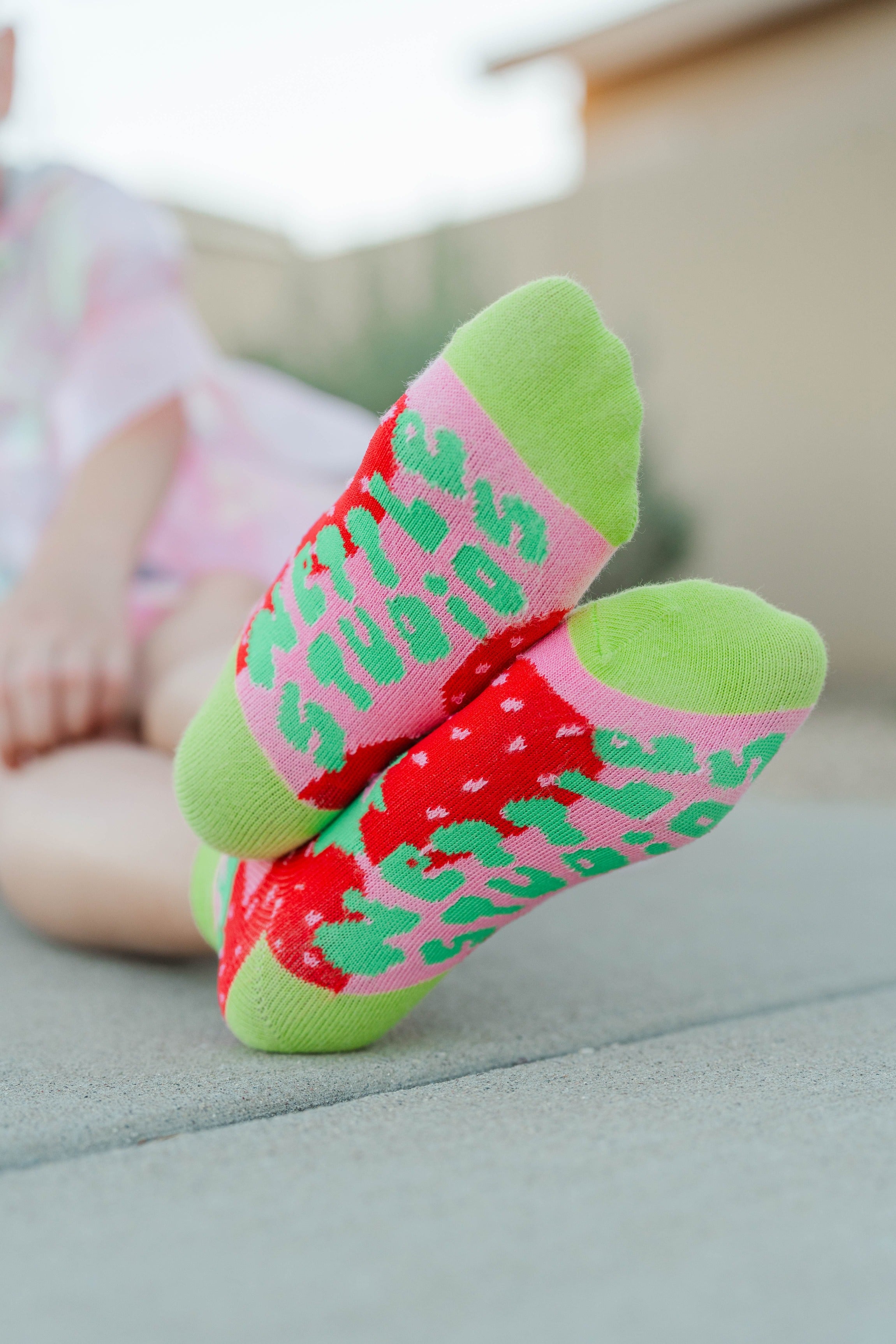 KIDS' CLASSIC STRAWBERRY JUMBLE SOCKS