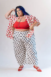DALMATIAN DOT BALLOON PANTS