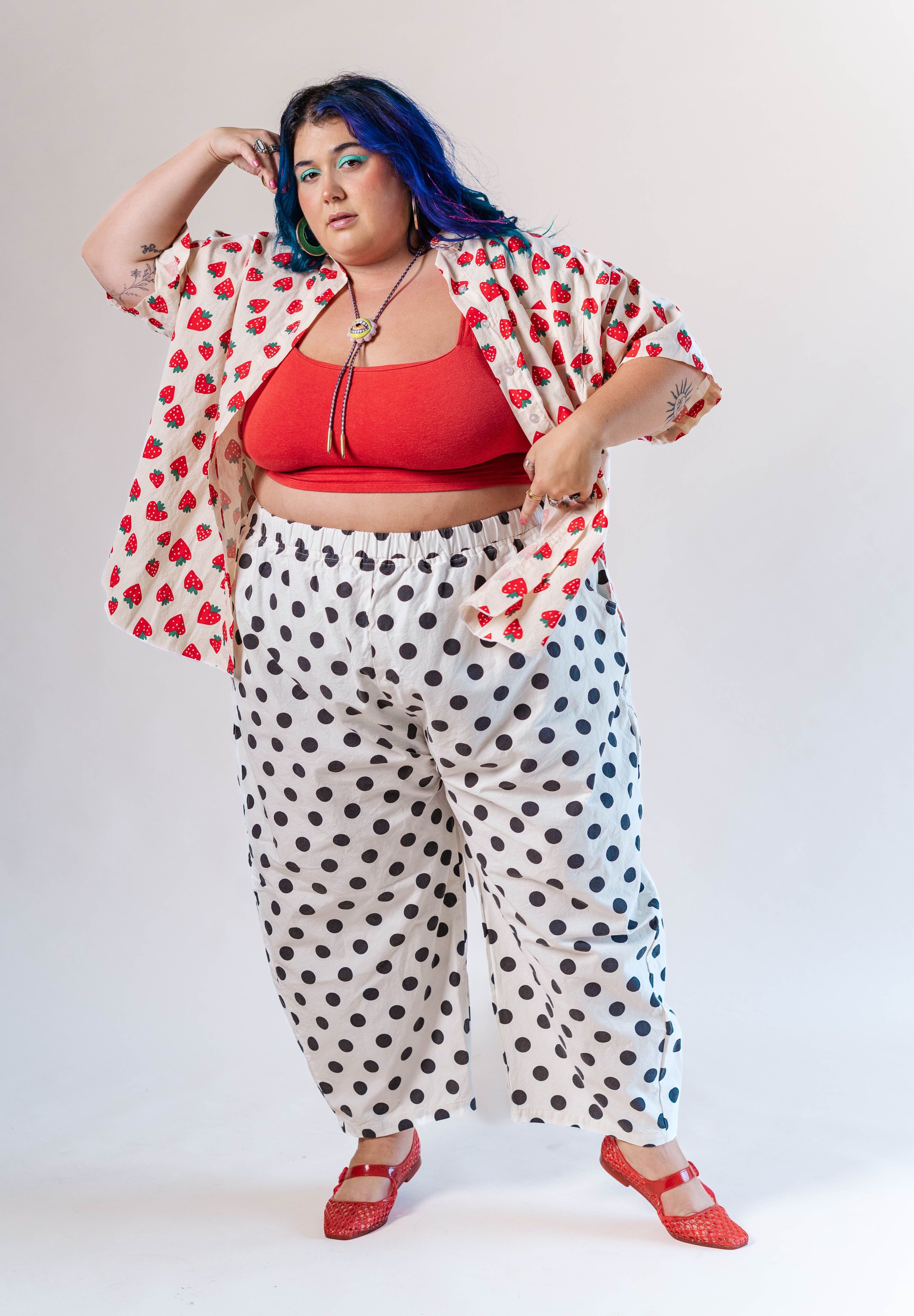 DALMATIAN DOT BALLOON PANTS
