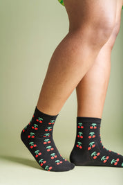 BLACK CHERRY SOCKS