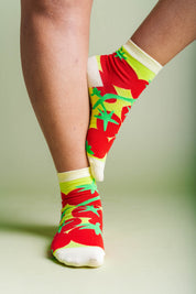 BUTTER TOMATO JUMBLE SOCKS